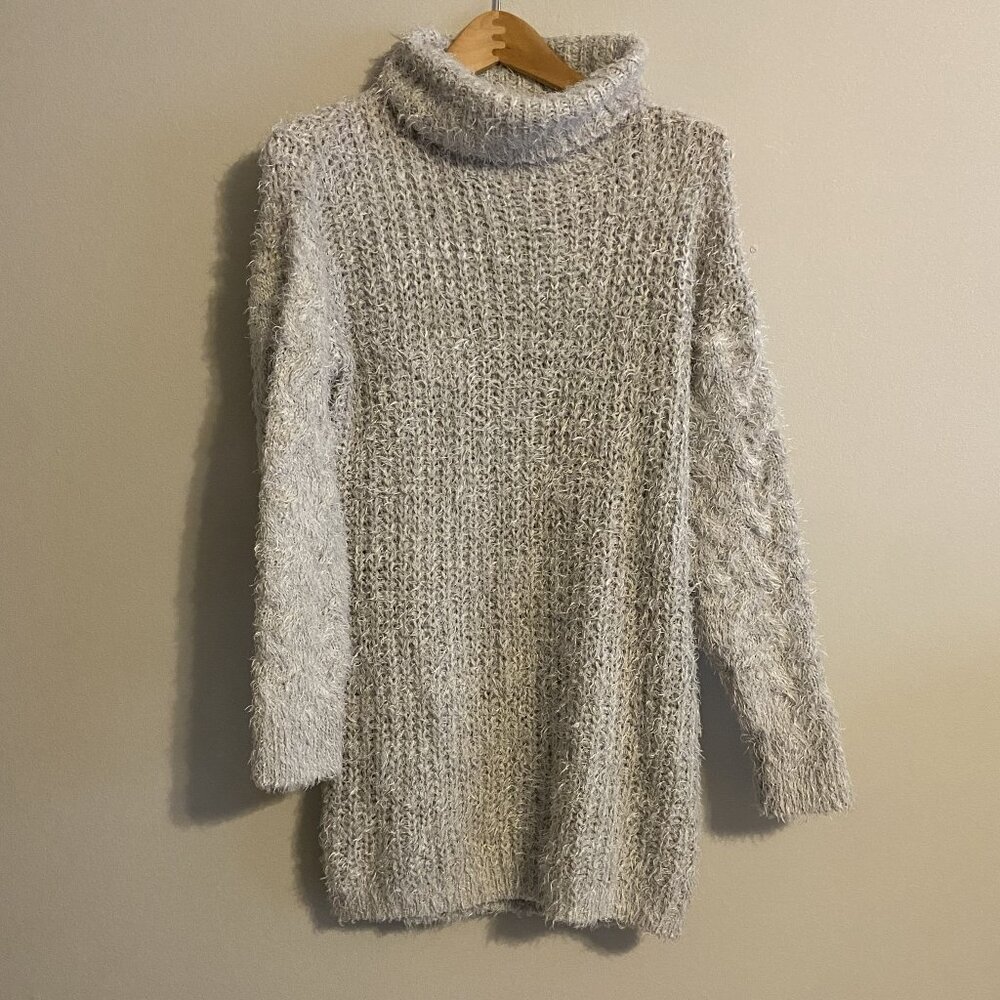 Light Grey Turtleneck Sweater